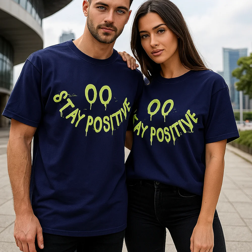 ACTIV GRAPHIC R.NECK T-SHIRT - NAVY