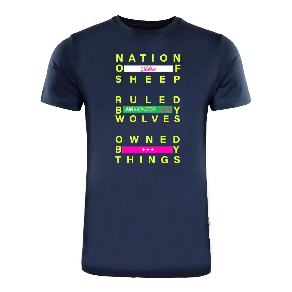 ACTIV GRAPHIC R.NECK T-SHIRT - NAVY - Image 2