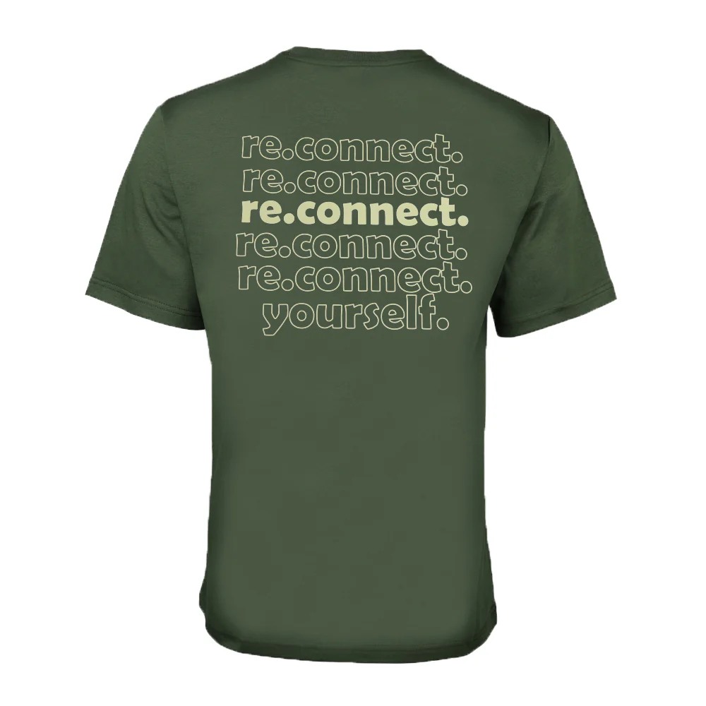 ACTIV GRAPHIC R.NECK T-SHIRT - OLIVE - Image 3