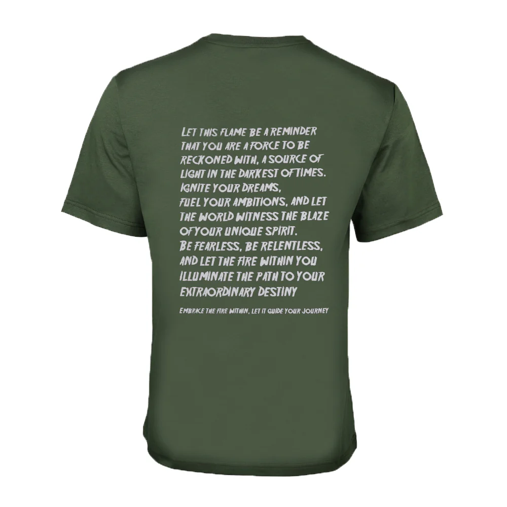 ACTIV GRAPHIC R.NECK T-SHIRT - OLIVE - Image 3