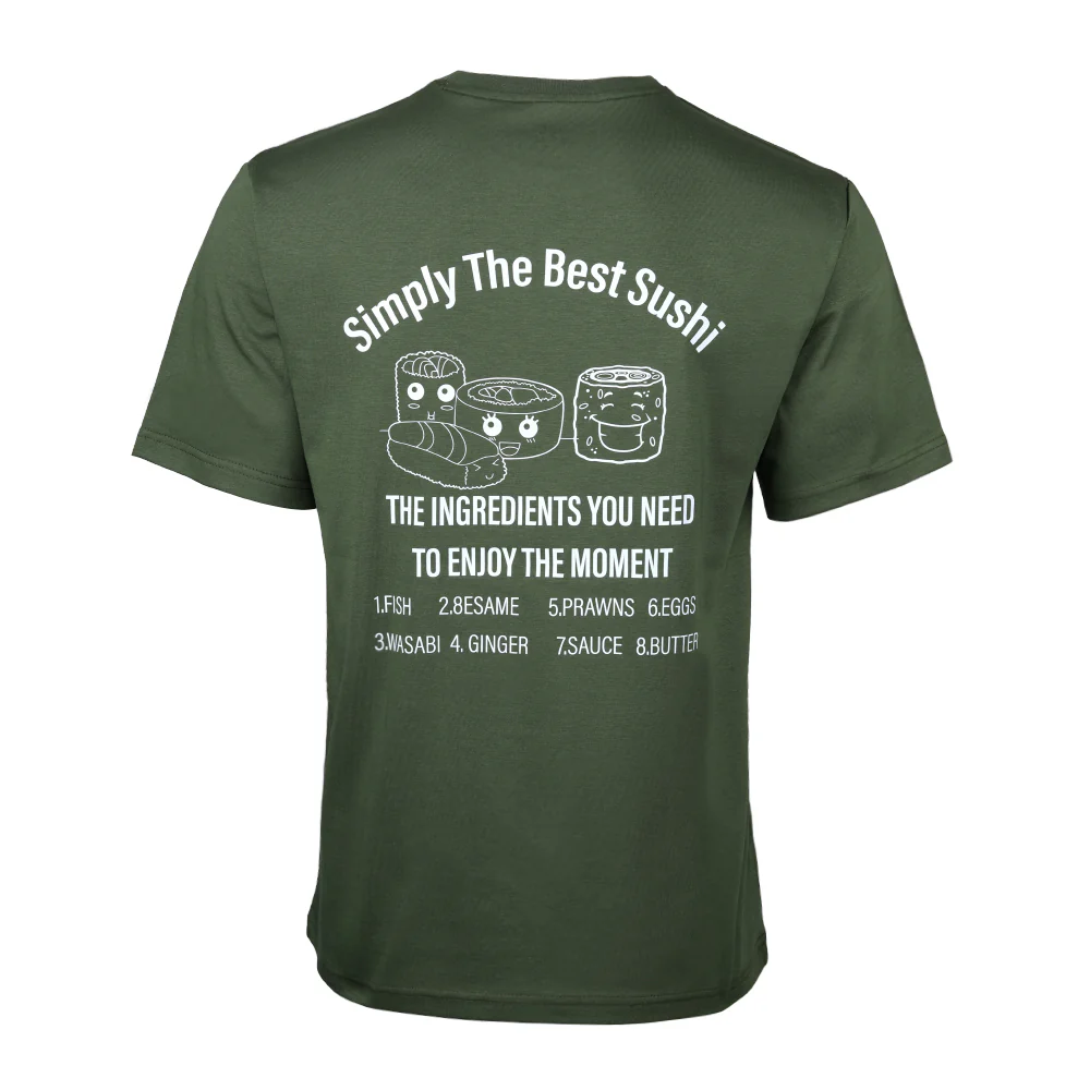 ACTIV GRAPHIC R.NECK T-SHIRT - OLIVE - Image 4
