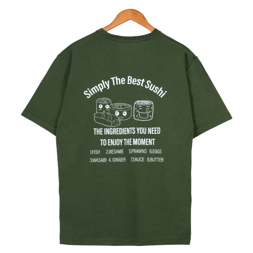 ACTIV GRAPHIC R.NECK T-SHIRT - OLIVE - Image 9
