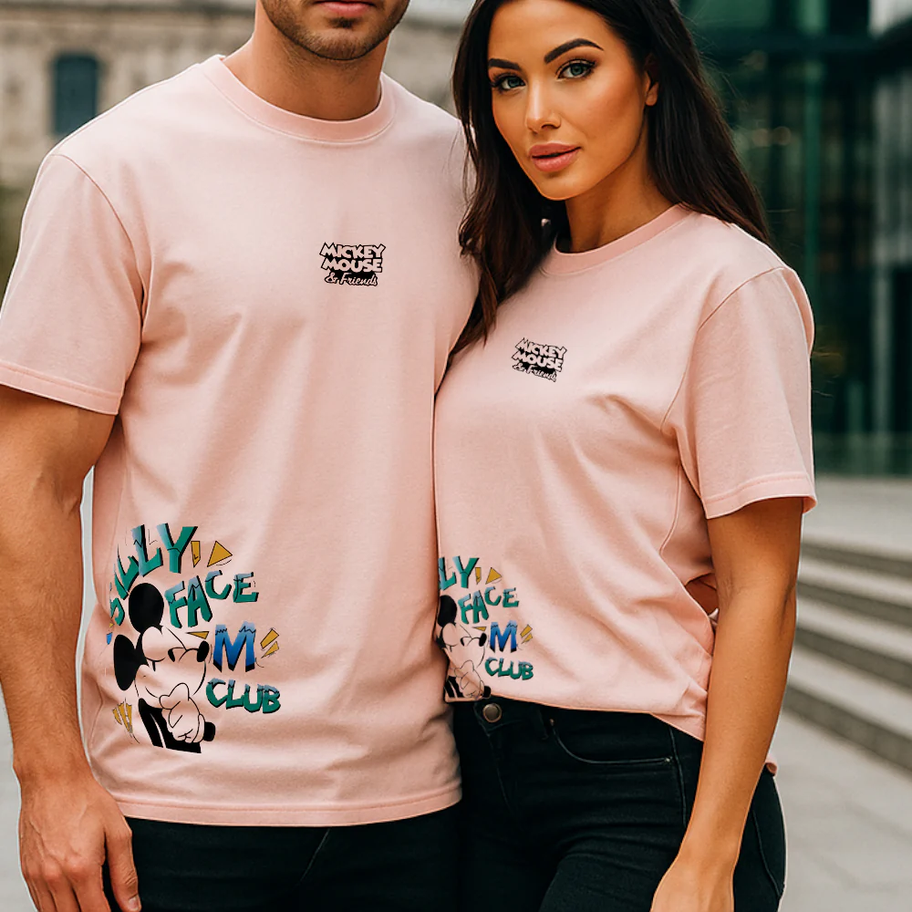 ACTIV GRAPHIC R.NECK T-SHIRT - ROSE
