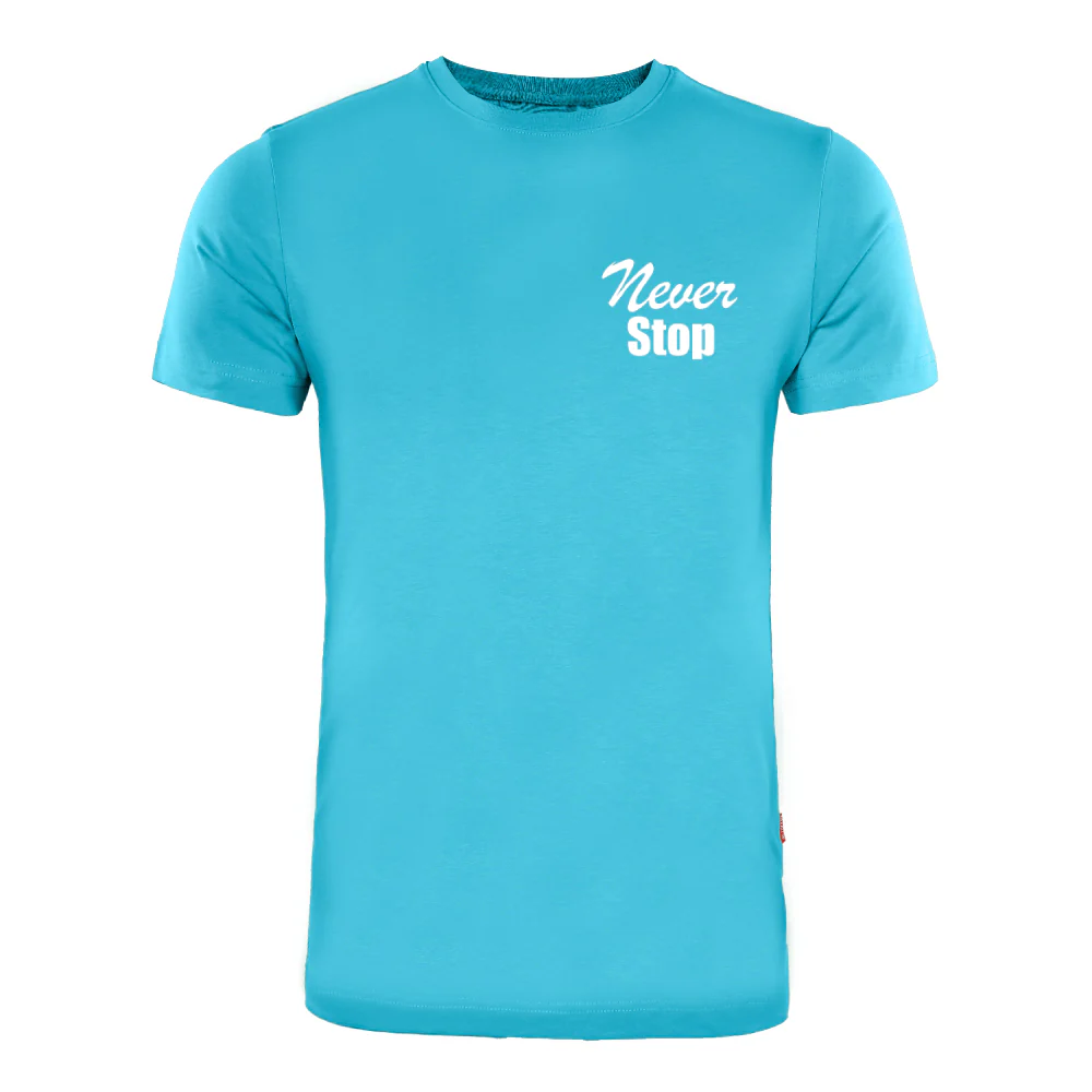 ACTIV GRAPHIC R.NECK T-SHIRT - SKYBLUE - Image 2