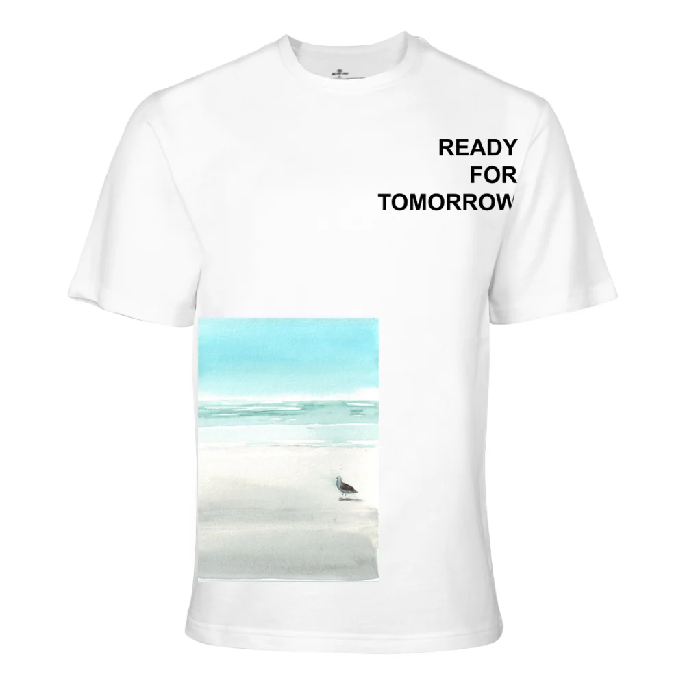 ACTIV GRAPHIC R.NECK T-SHIRT - WHITE