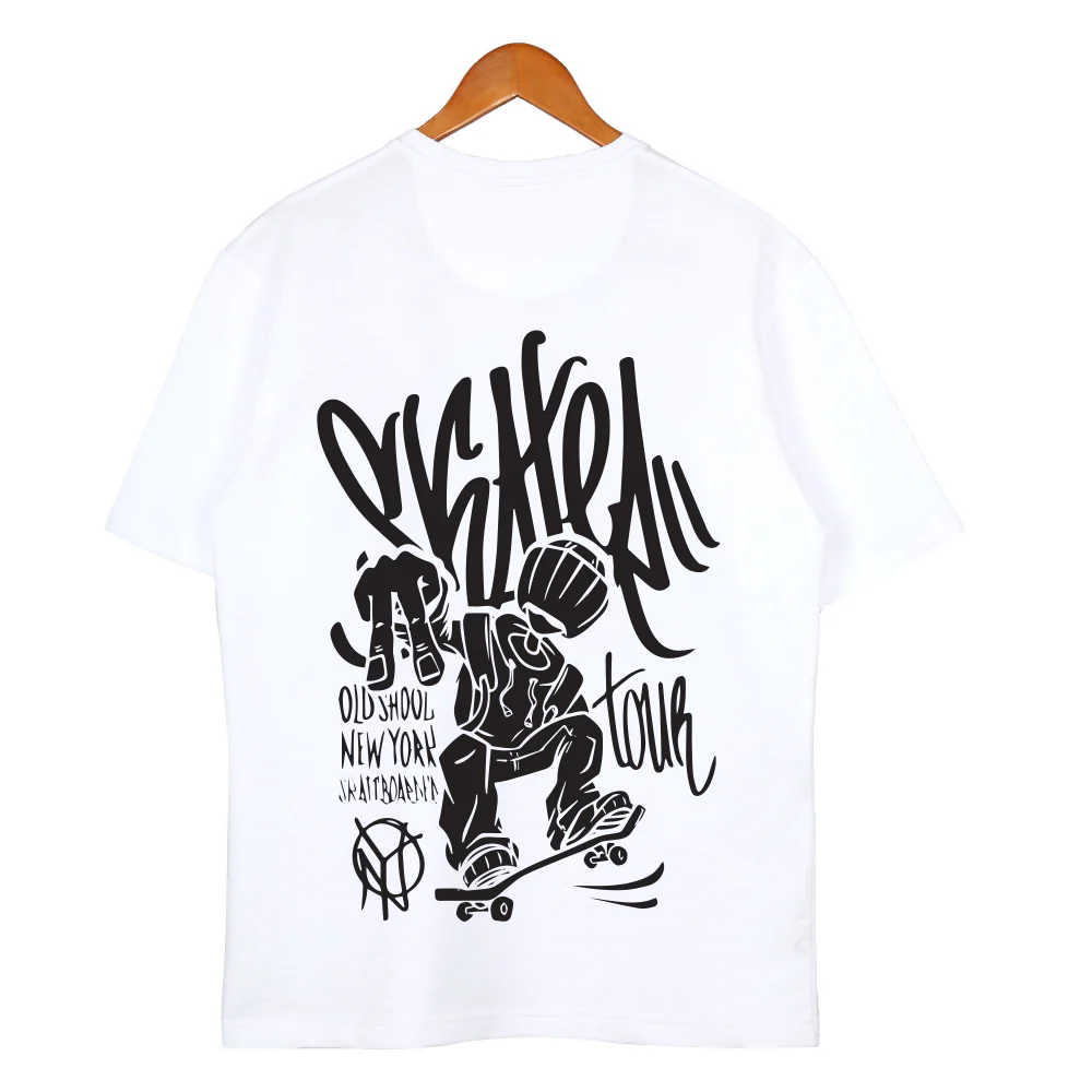 ACTIV GRAPHIC R.NECK T-SHIRT - WHITE - Image 9