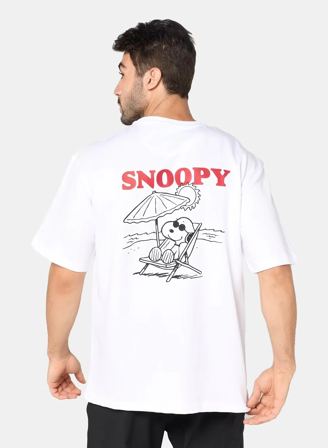 ACTIV GRAPHIC R.NECK T-SHIRT - WHITE - Image 4