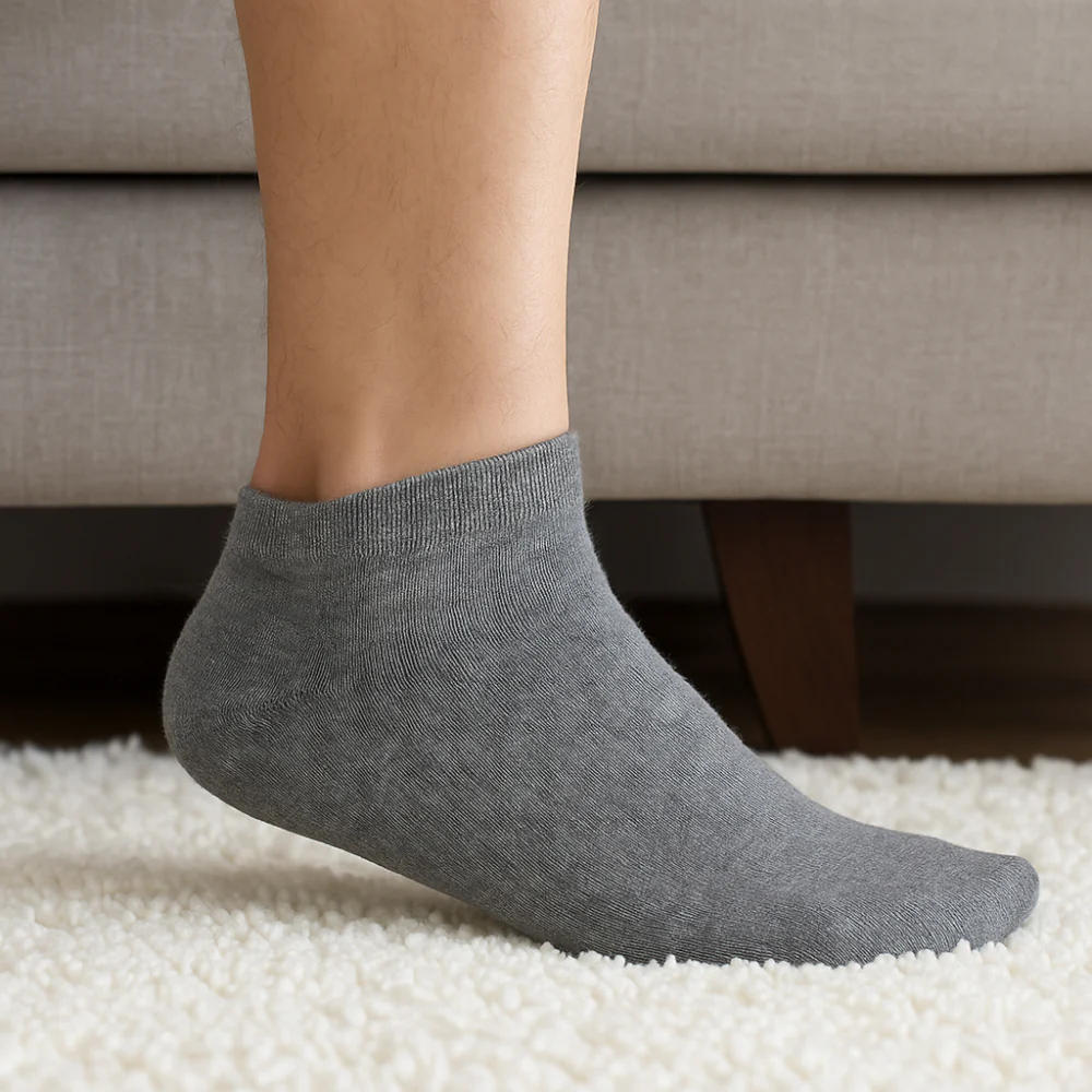 ACTIV H-TOWEL ANKLE SOCKS-P*3 - GREY