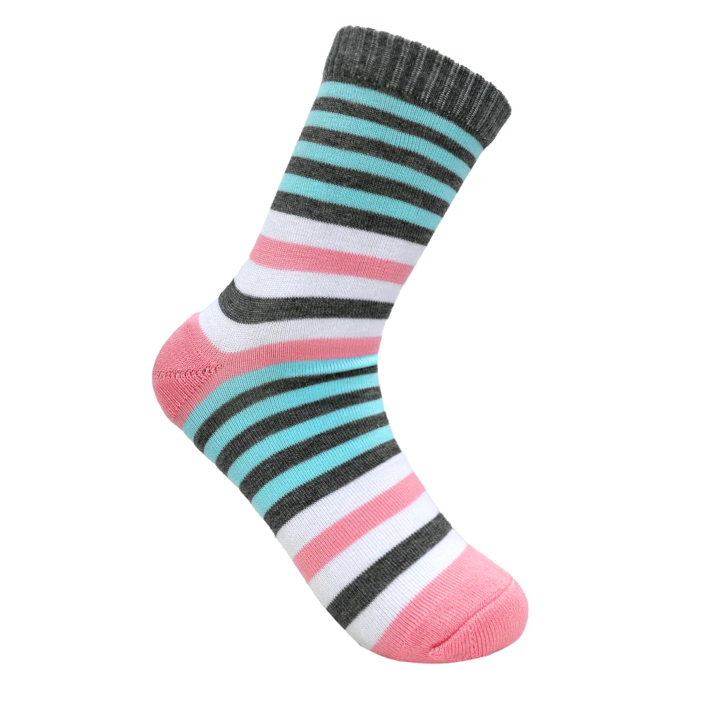 ACTIV H-TOWEL LONG SOCKS - GREY*PIN - Image 2