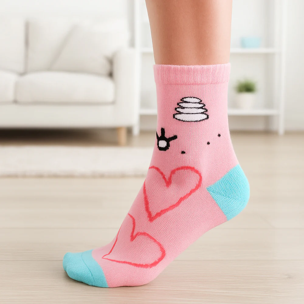 ACTIV H-TOWEL LONG SOCKS - PINK*SKY
