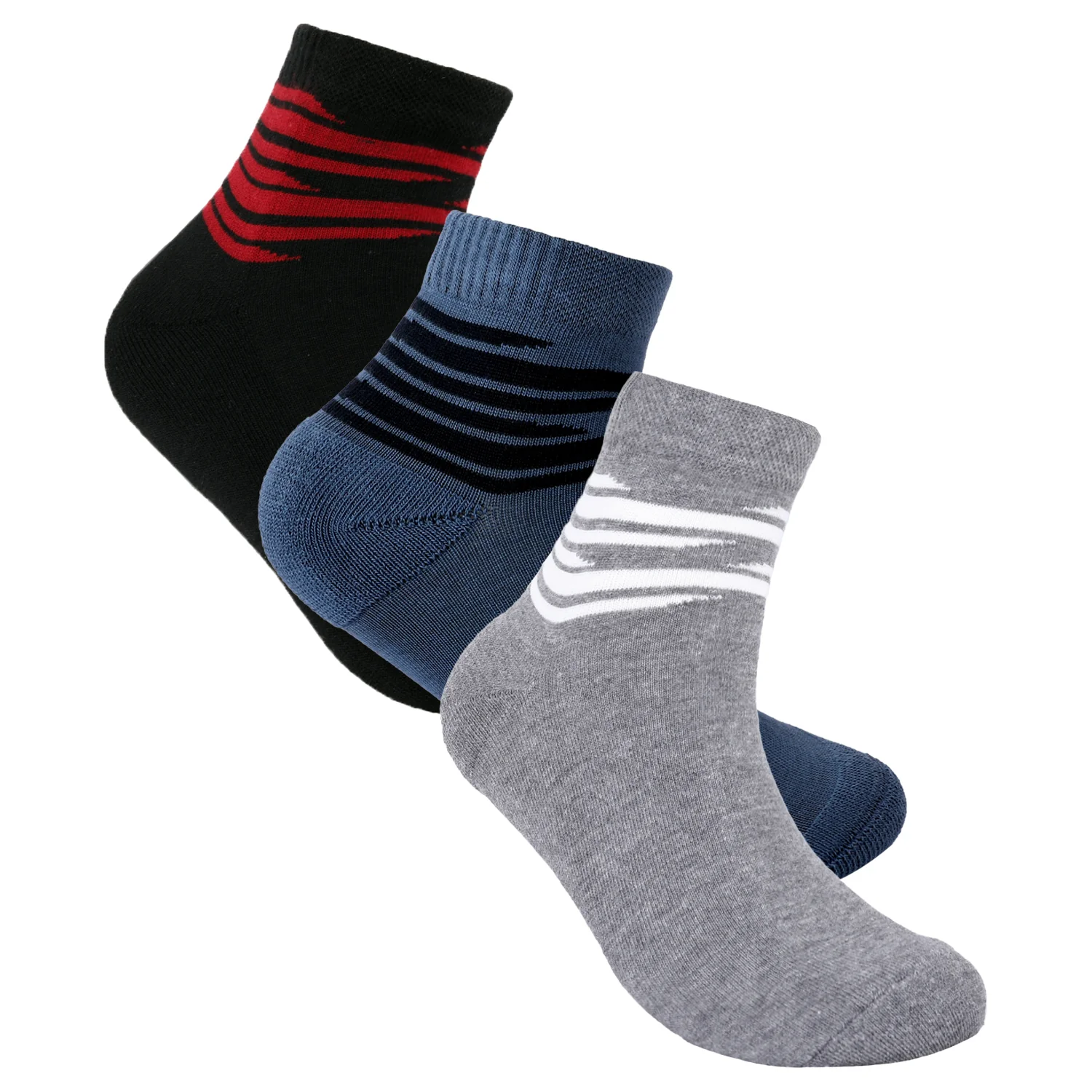 ACTIV H-TOWEL SHORT SOCKS-P*3 - COLORS