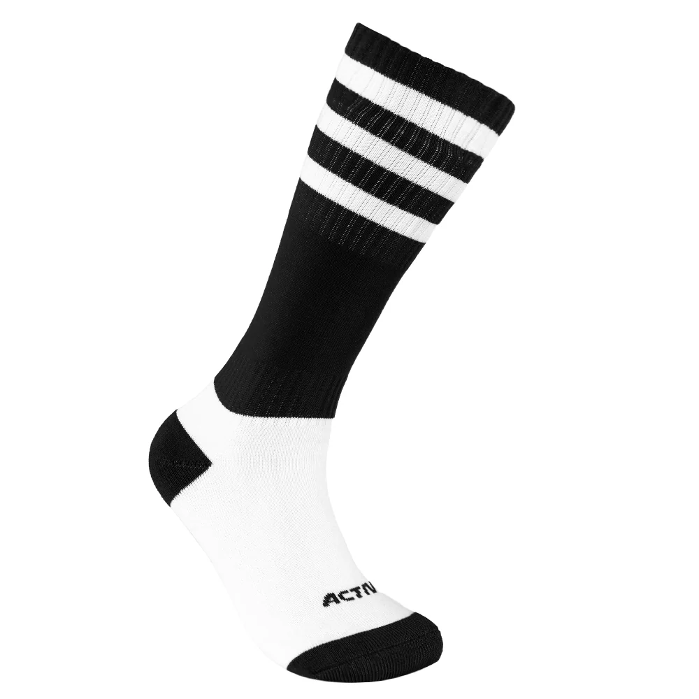 ACTIV H-TOWEL SOCCER SOCKS - WHITE*BL - Image 2