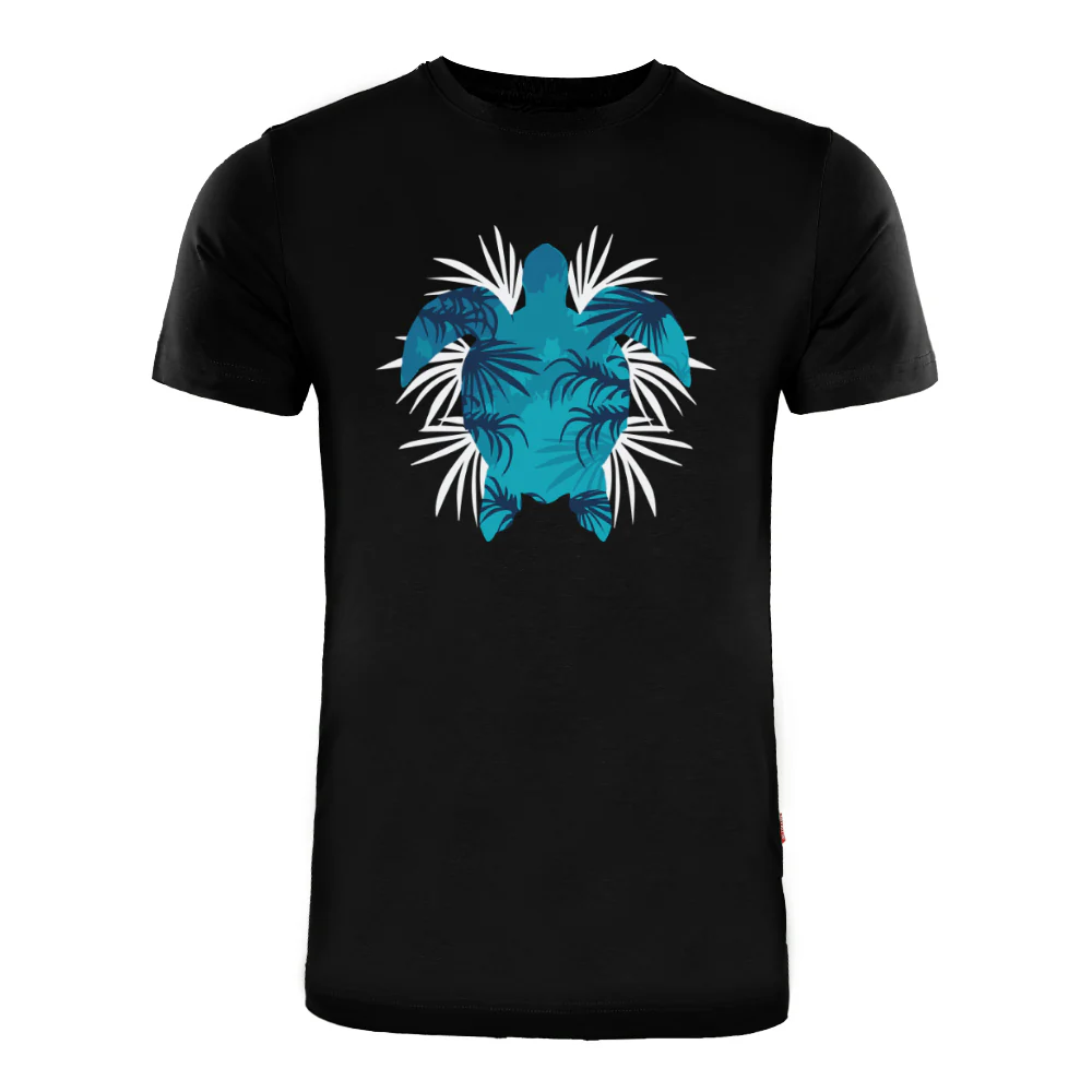 ACTIV HAWAII R.NECK T-SHIRT - BLACK - Image 2