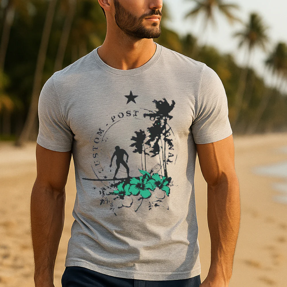 ACTIV HAWAII R.NECK T-SHIRT - CHANET
