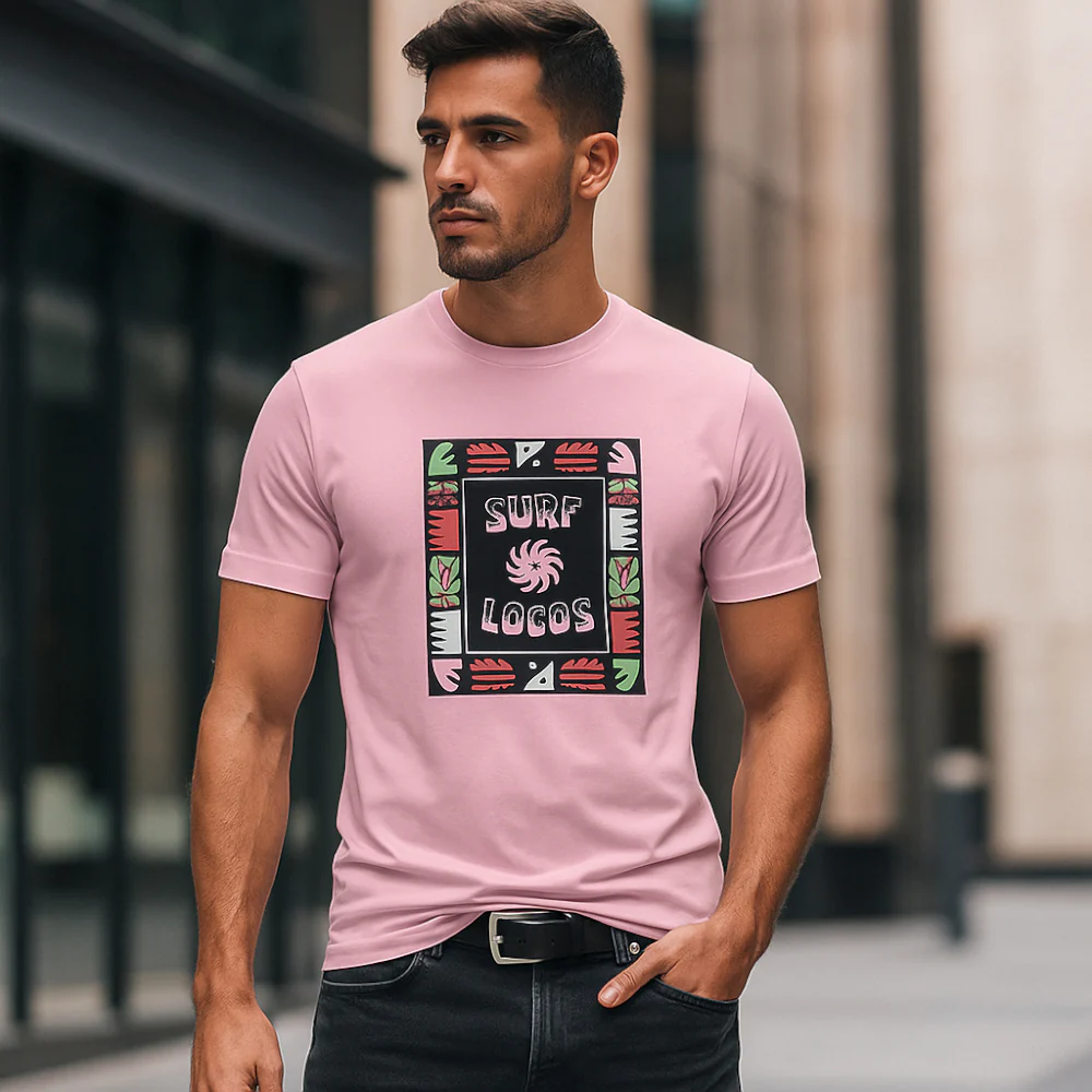 ACTIV HAWAII R.NECK T-SHIRT - ROSE