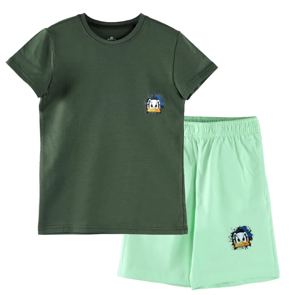ACTIV GRAPHIC CUT SET - Olive*Mintgreen