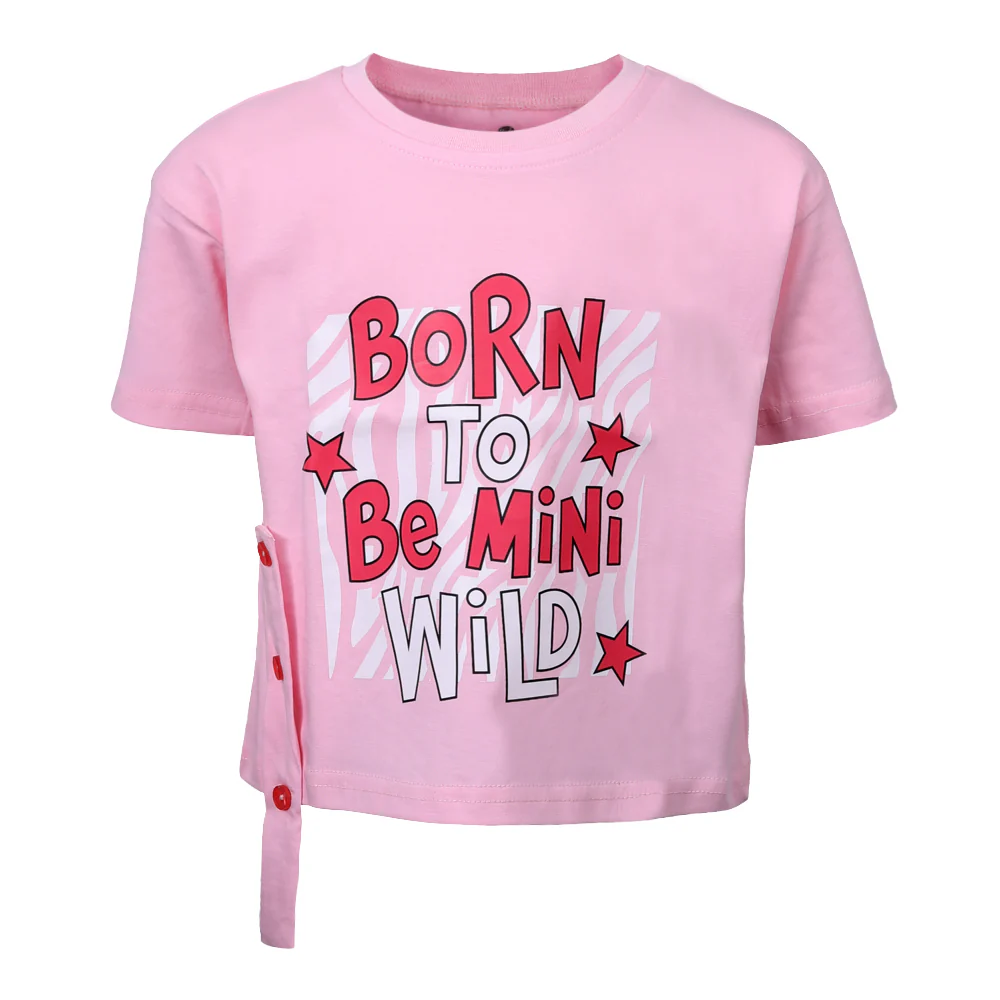 ACTIV GRAPHIC CASUAL T-SHIRT - PINK