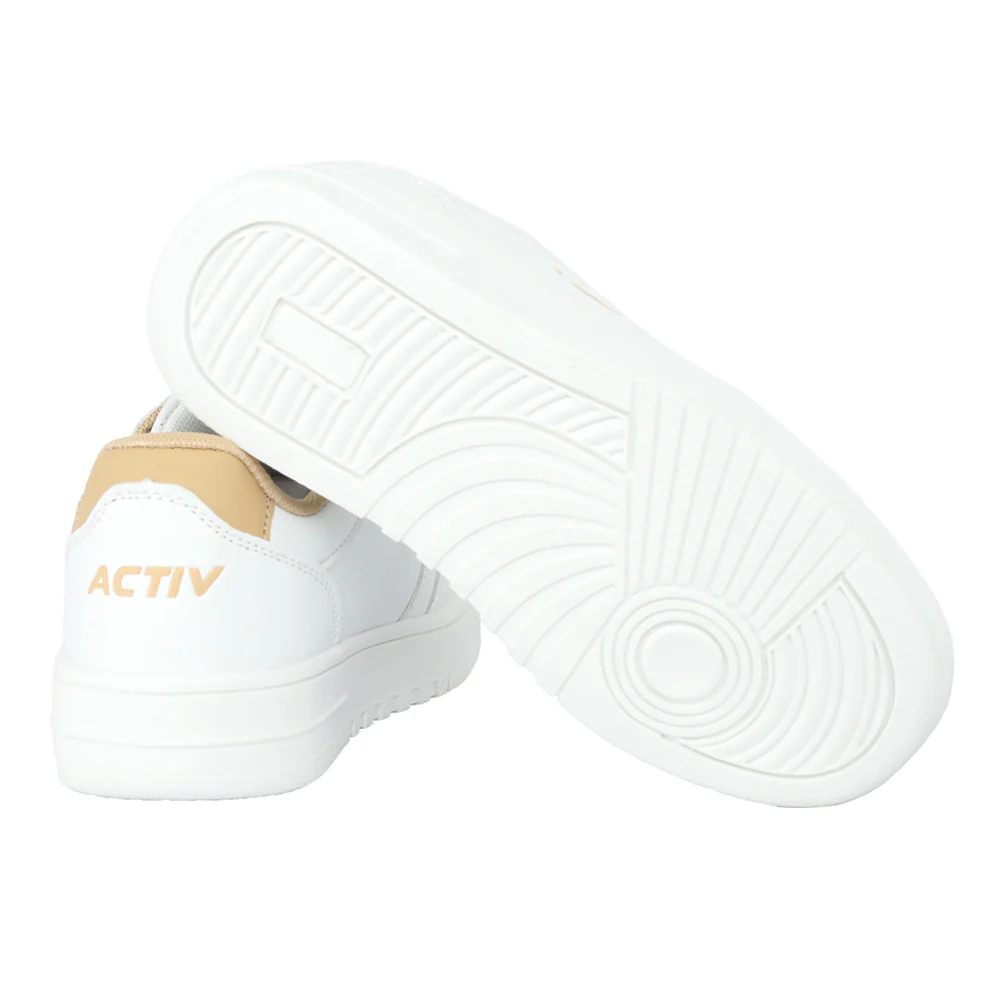 ACTIV LIFE STYEL SHOES - WHITE*BEIGE - Image 4