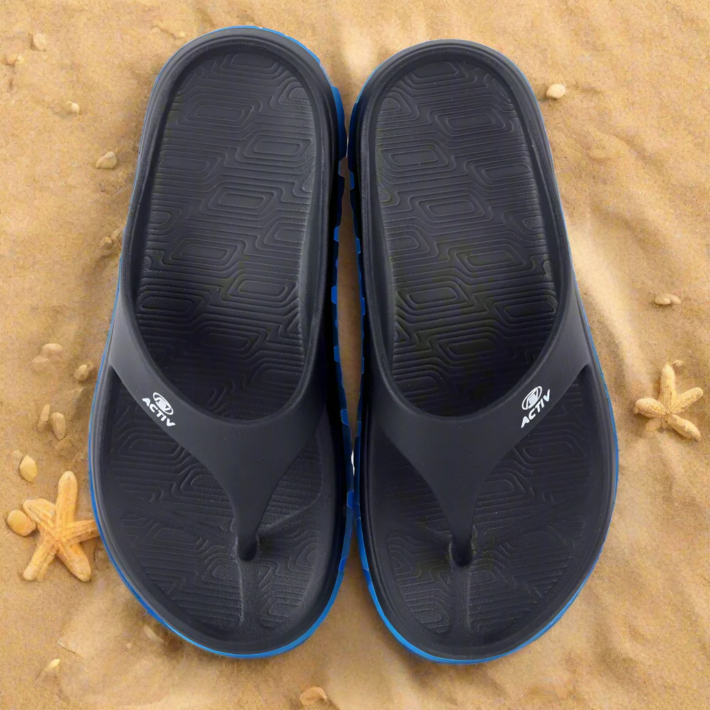 ACTIV FLIP FLOP SLIPPER - BLACK*BLUE - Image 5