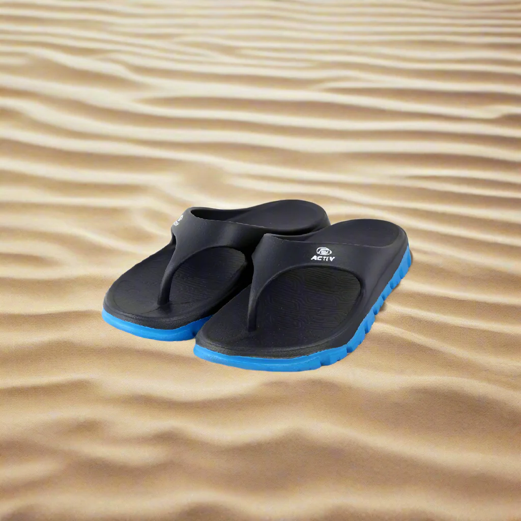 ACTIV FLIP FLOP SLIPPER - BLACK*BLUE - Image 6