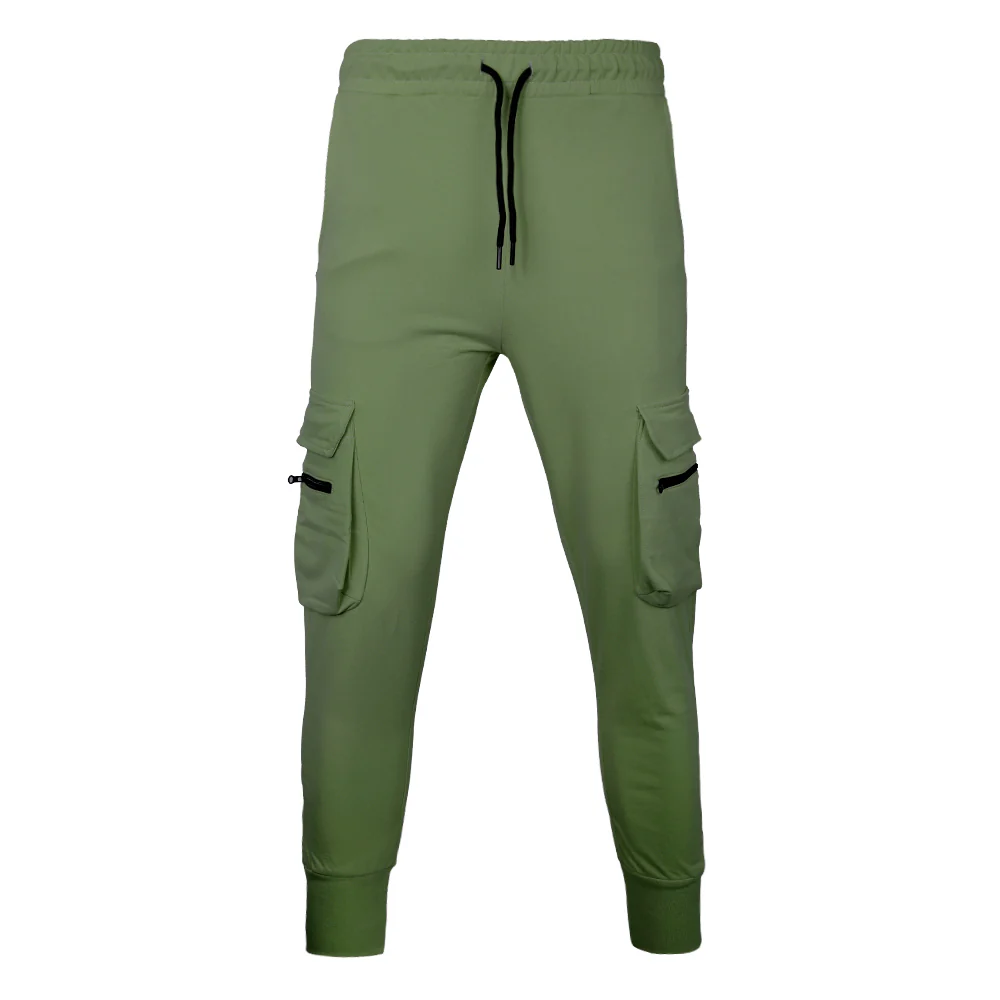 ACTIV POCKET ZIPPER SWEATPANTS - OLIVE - Image 2