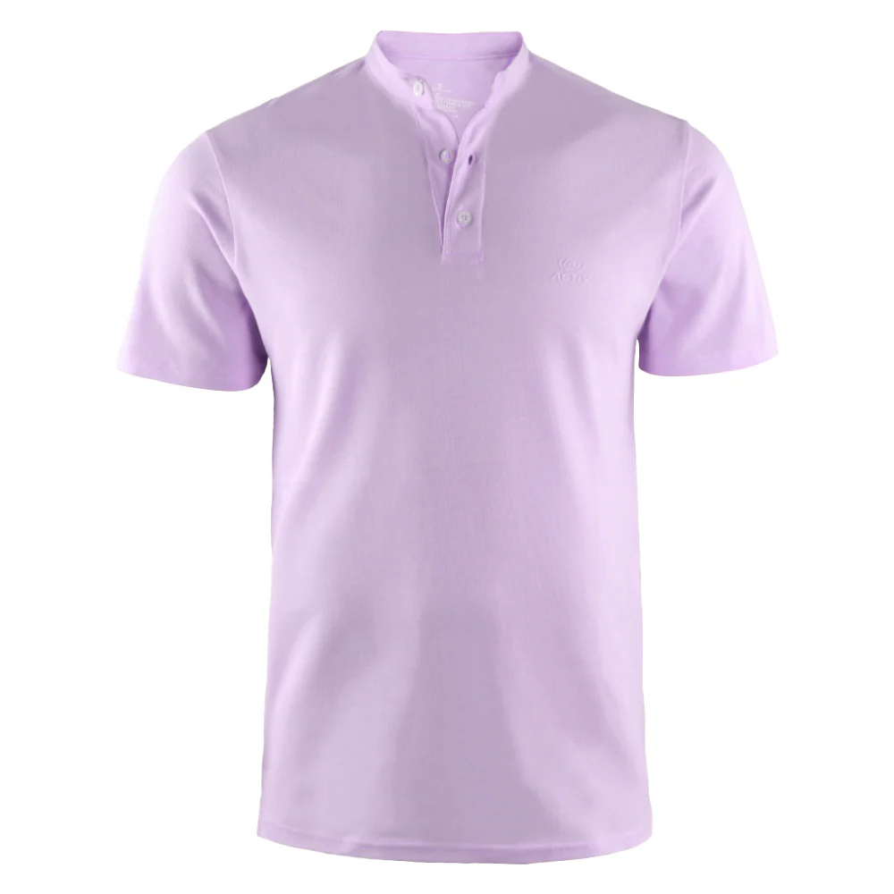ACTIV PRINT CASUAL POLO - PURPLE