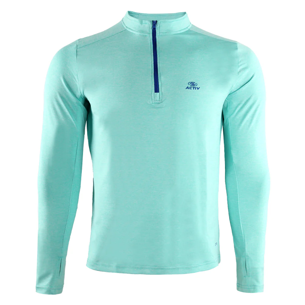 ACTIV PRINT L-S T-SHIRT - MINTGREEN