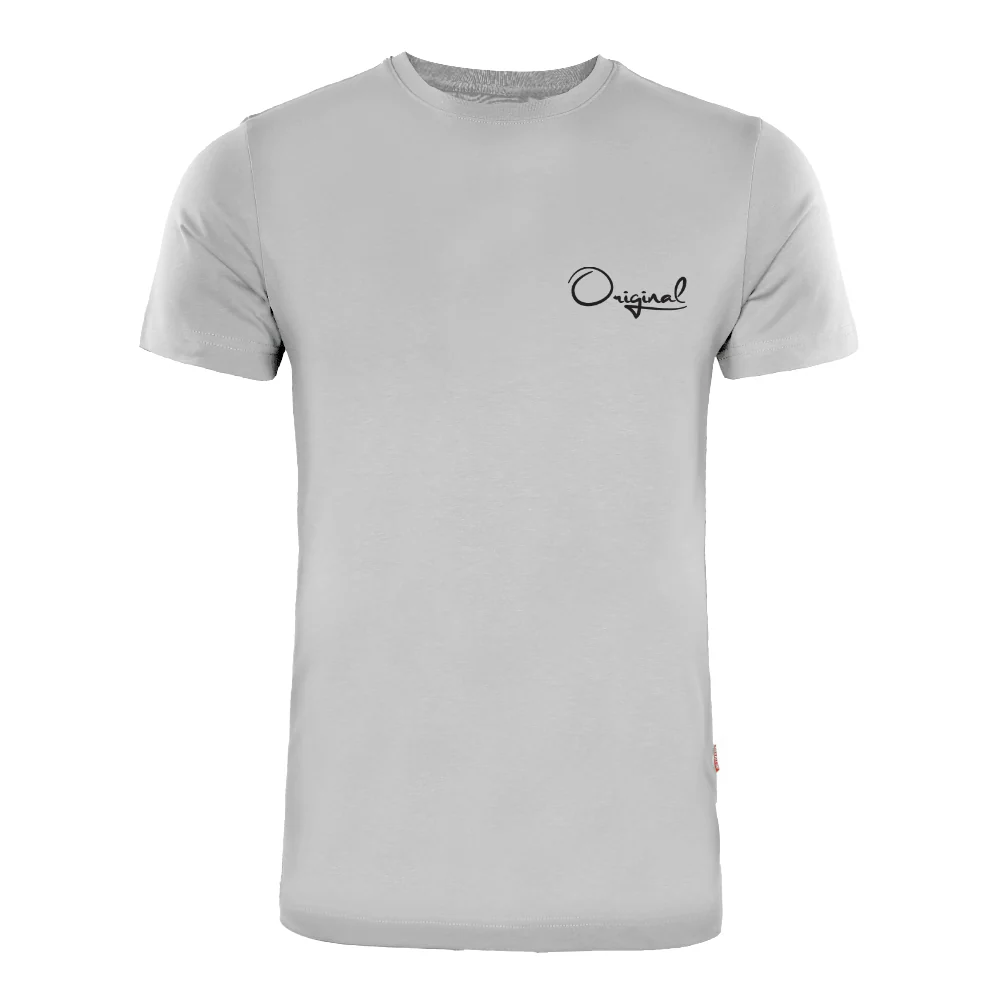 ACTIV PRINT R.NECK T-SHIRT - GREY - Image 2