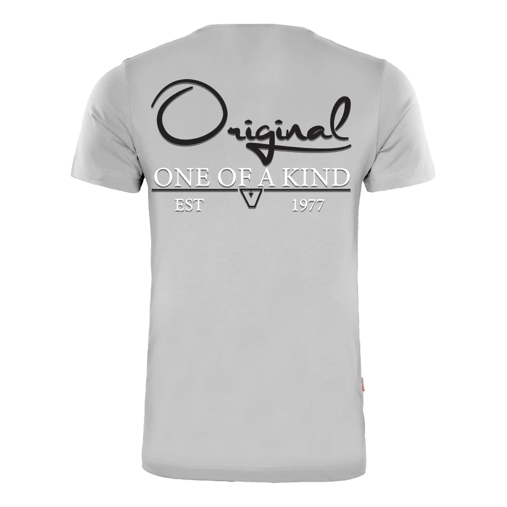 ACTIV PRINT R.NECK T-SHIRT - GREY - Image 3
