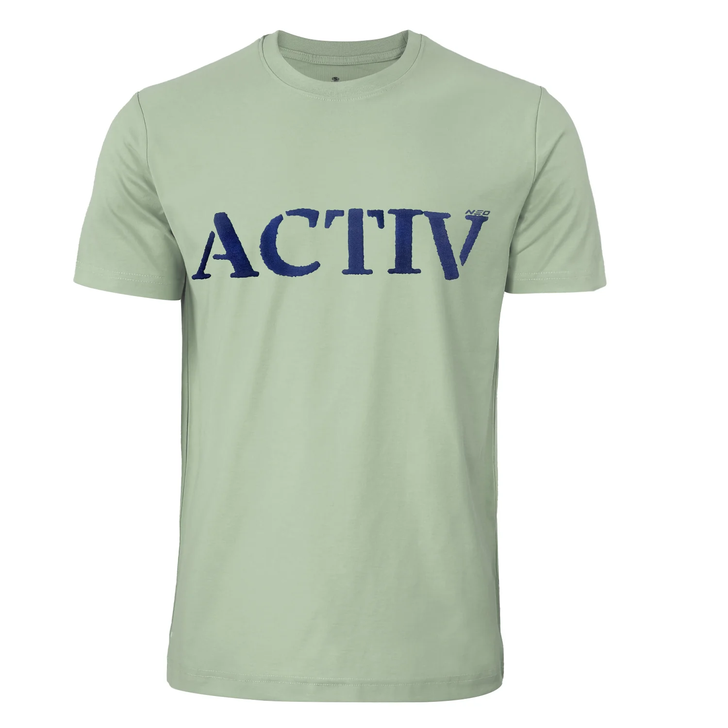 ACTIV PRINT R.NECK T-SHIRT - MINT