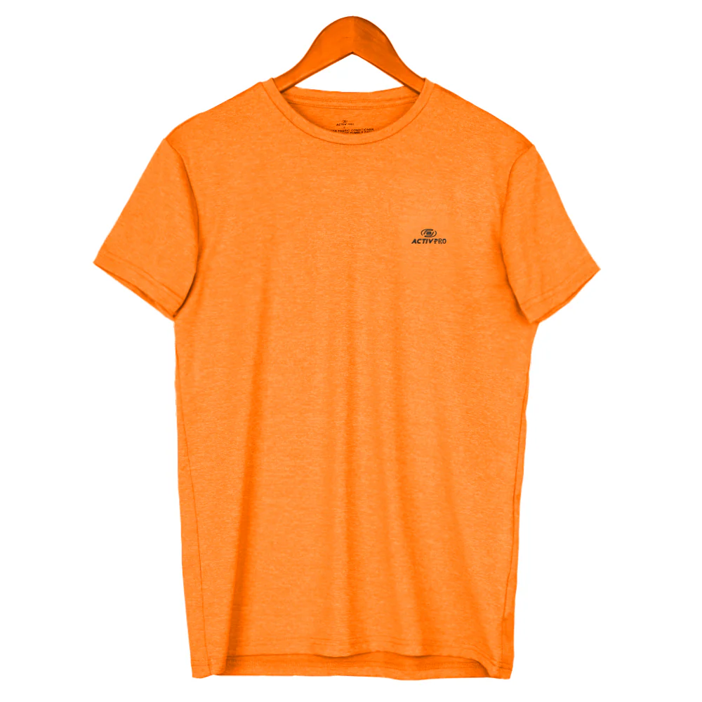 ACTIV PRINT R.NECK T-SHIRT - ORANGE - Image 2