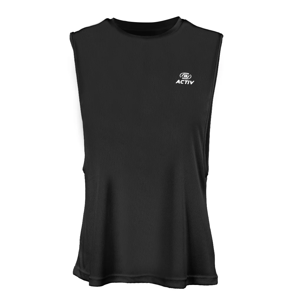 ACTIV PRINT SPORTS TANKTOP - BLACK - Image 2