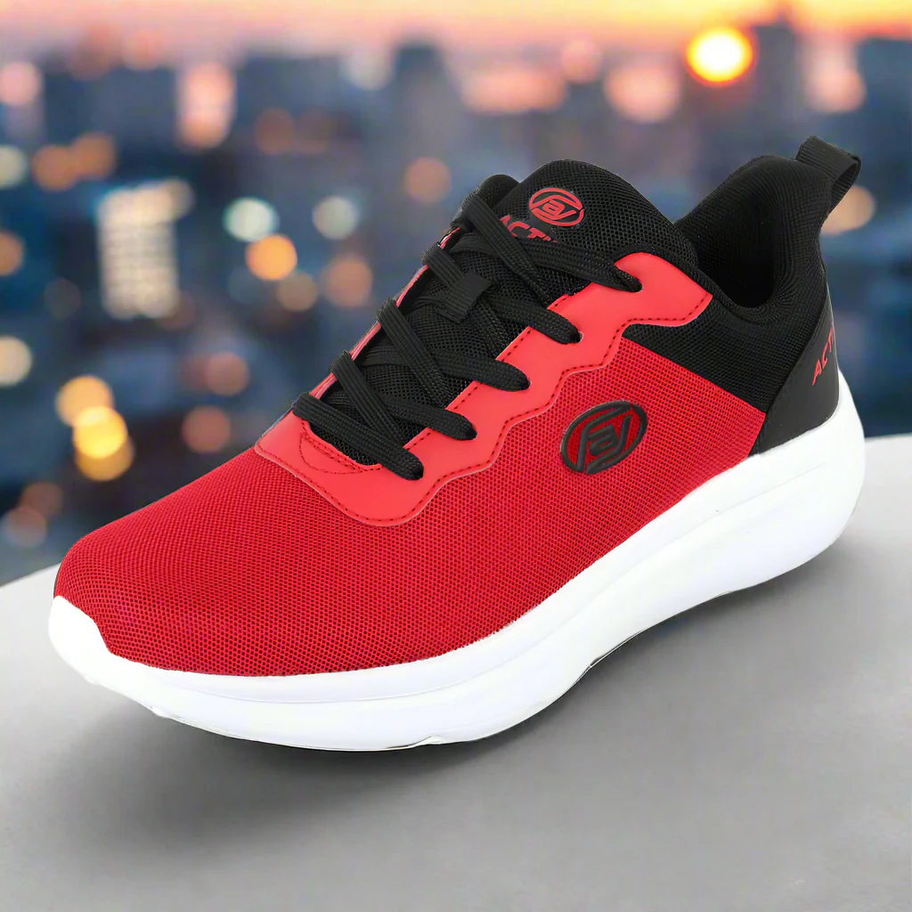 ACTIV RUNNING SHOES- RED