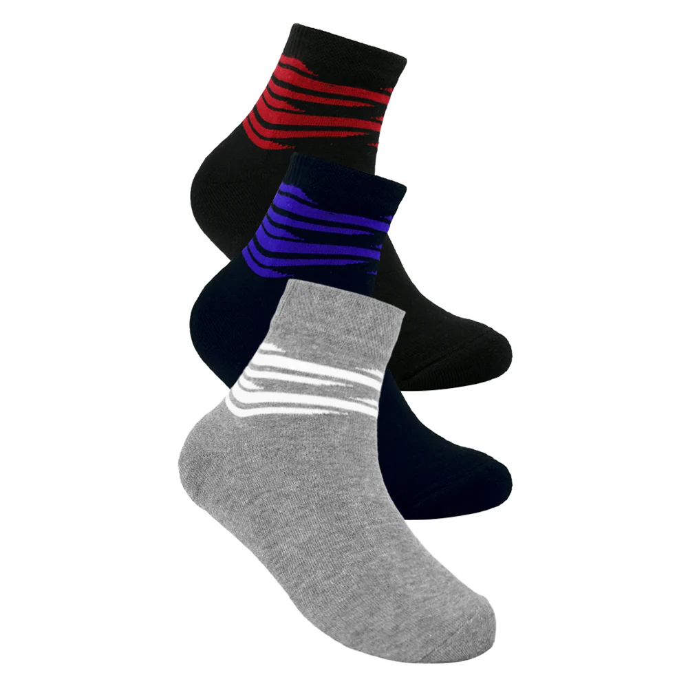 ACTIV SHORT SOCKS-P*3 - NAVY - Image 2