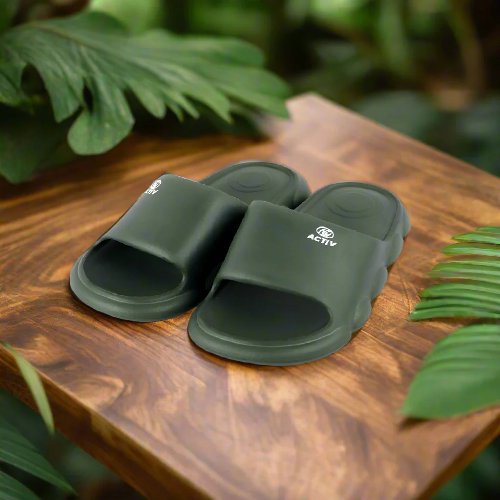 ACTIV SLIDE SLIPPER - ARMY - Image 4
