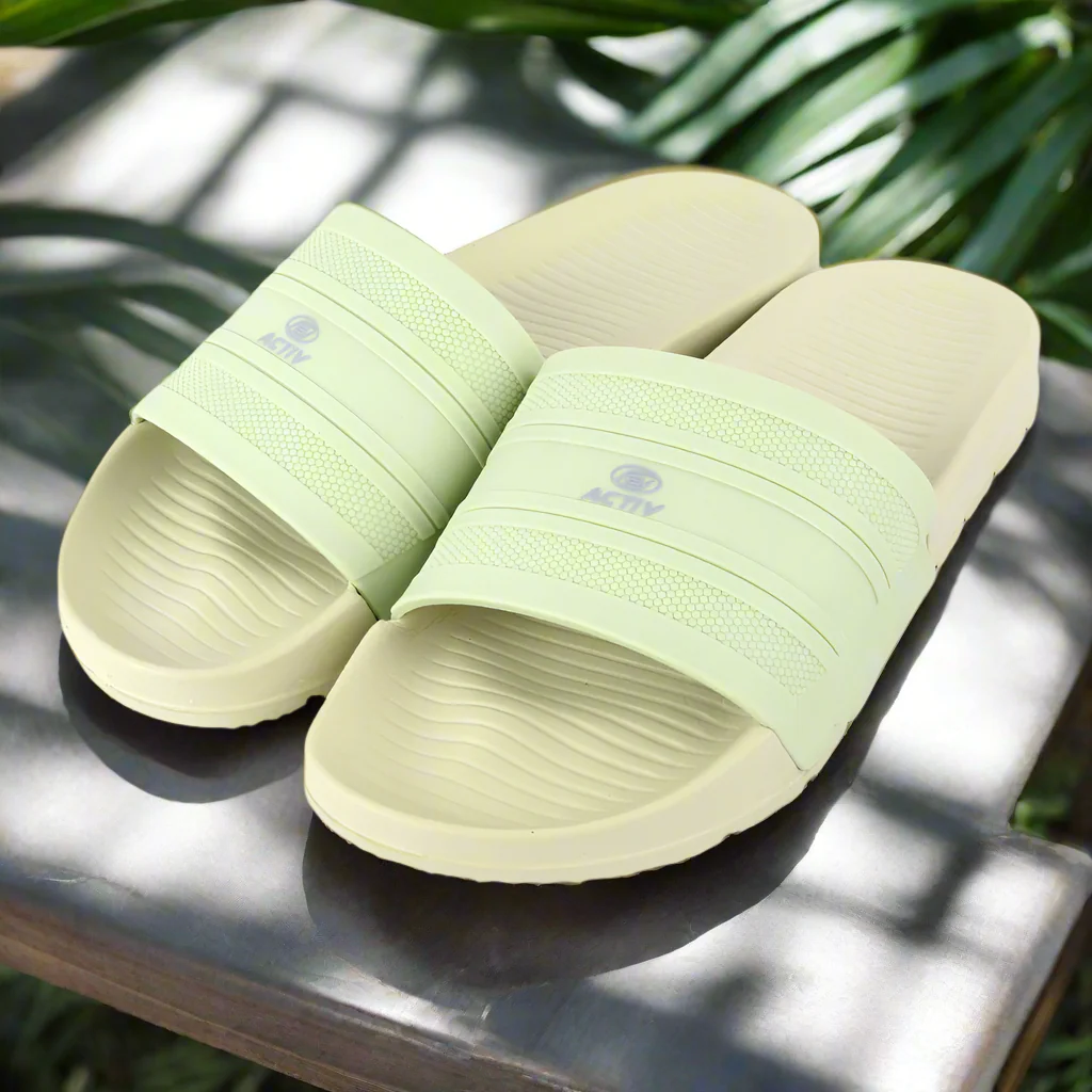 ACTIV SLIDE SLIPPER - L.GREEN