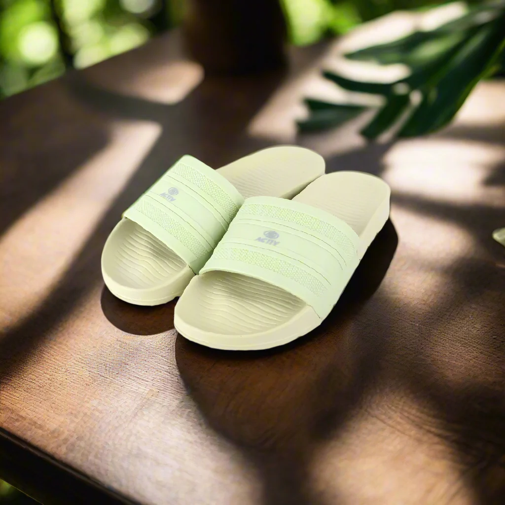 ACTIV SLIDE SLIPPER - L.GREEN - Image 4