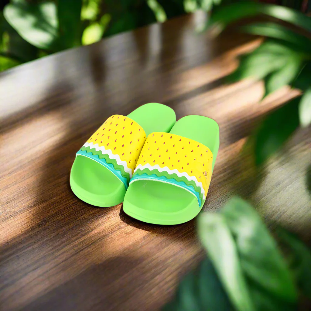 ACTIV SLIDE SLIPPER - LIME - Image 4