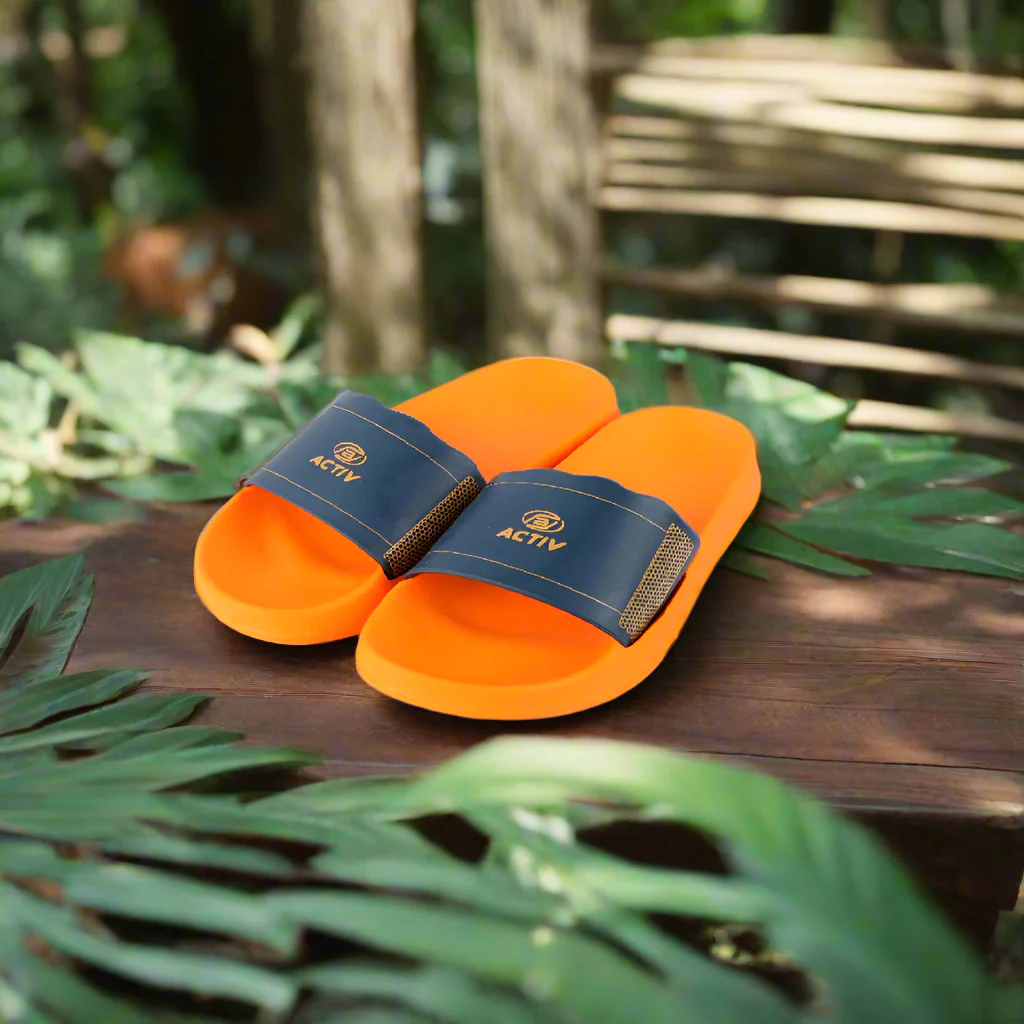 ACTIV SLIDE SLIPPER - ORANGE - Image 4