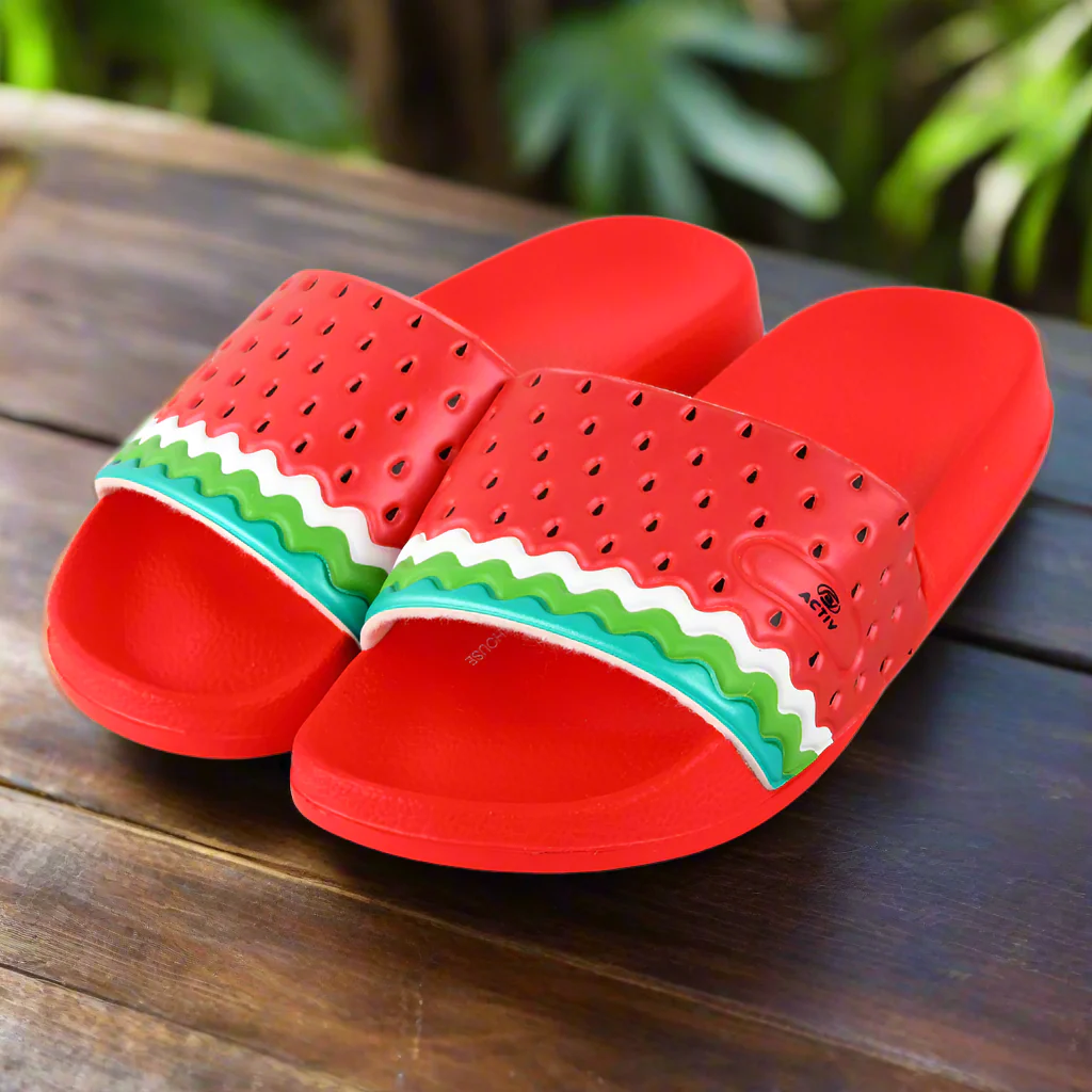 ACTIV SLIDE SLIPPER - RED