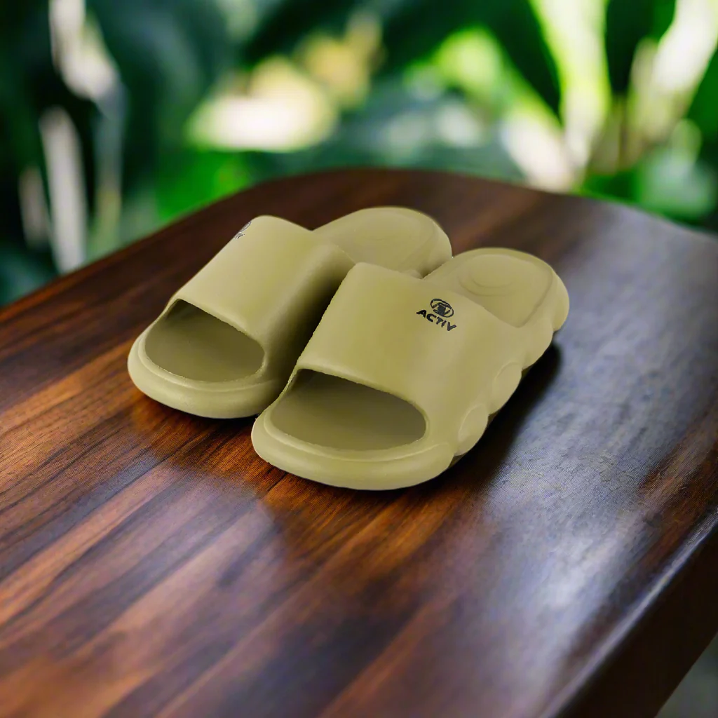 ACTIV SLIDE SLIPPER - YLWGREEN - Image 5