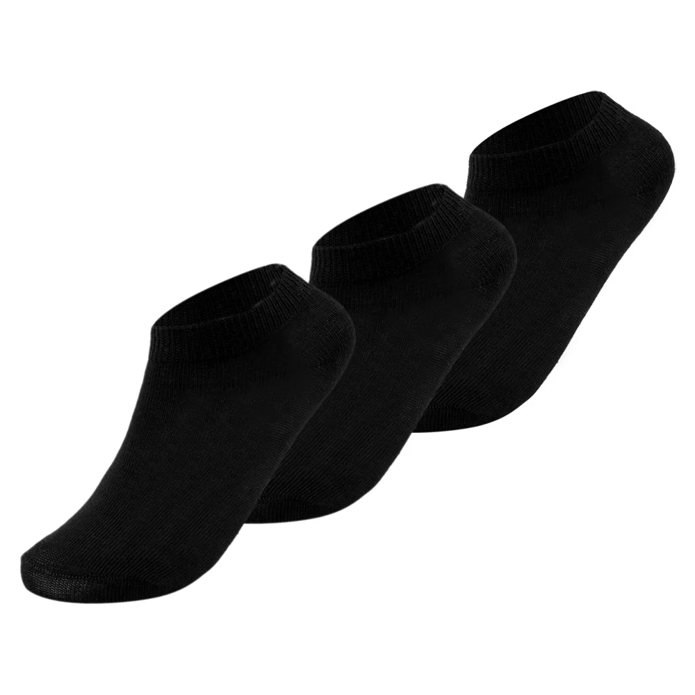 ACTIV SOFT ANKLE SOCKS-P*3 - BLACK - Image 2