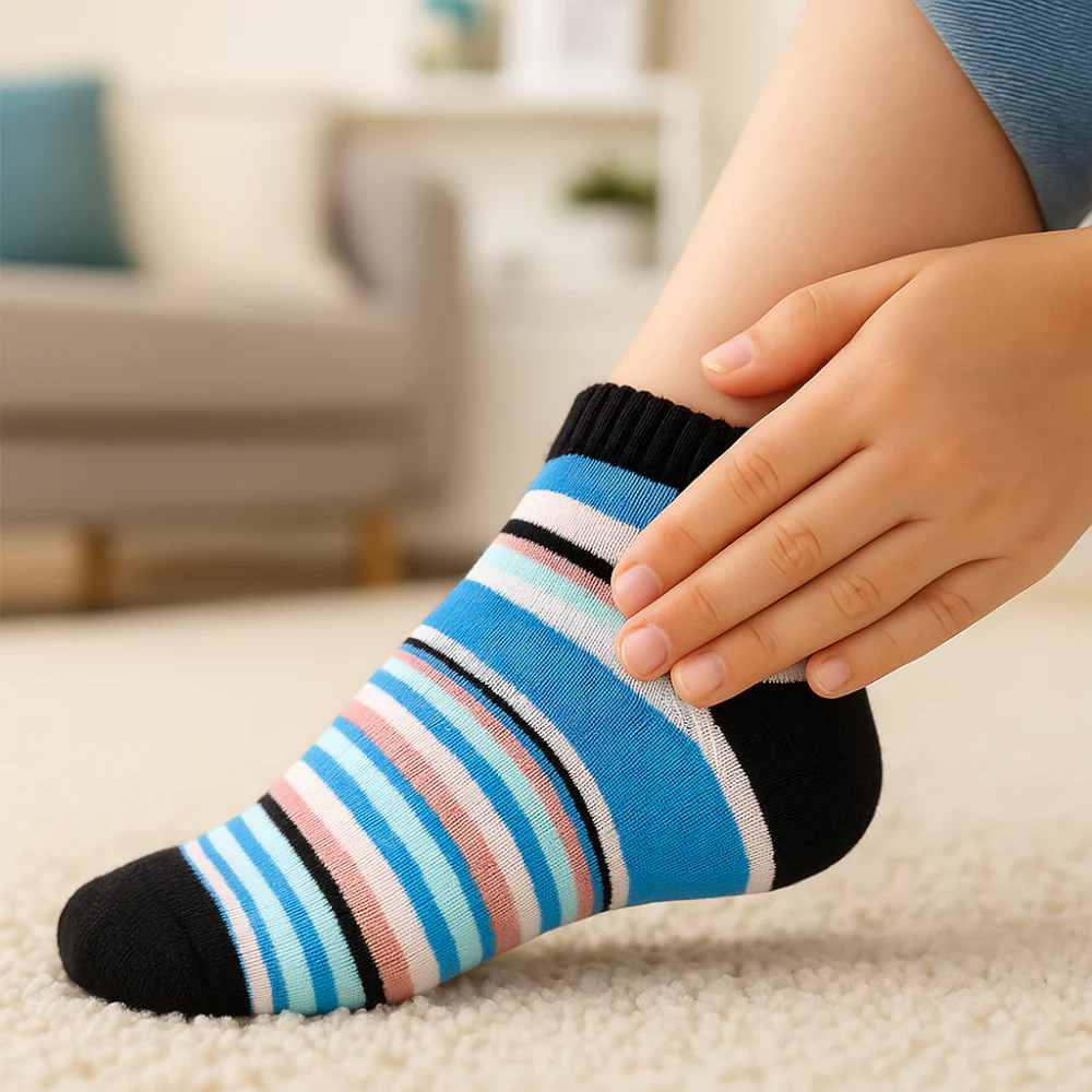 ACTIV SOFT ANKLE SOCKS-P*3 - COLORS