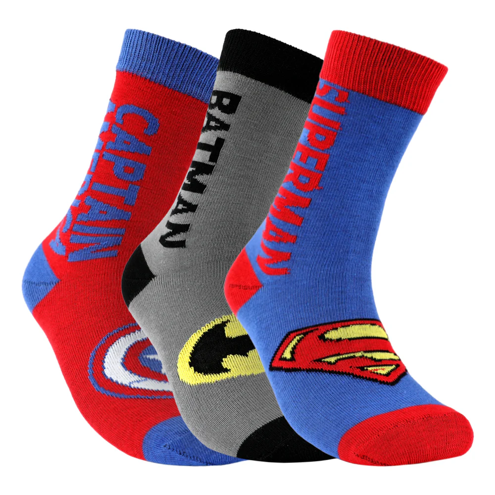 ACTIV SOFT LONG SOCKS-P*3 - GREY*BLU - Image 2