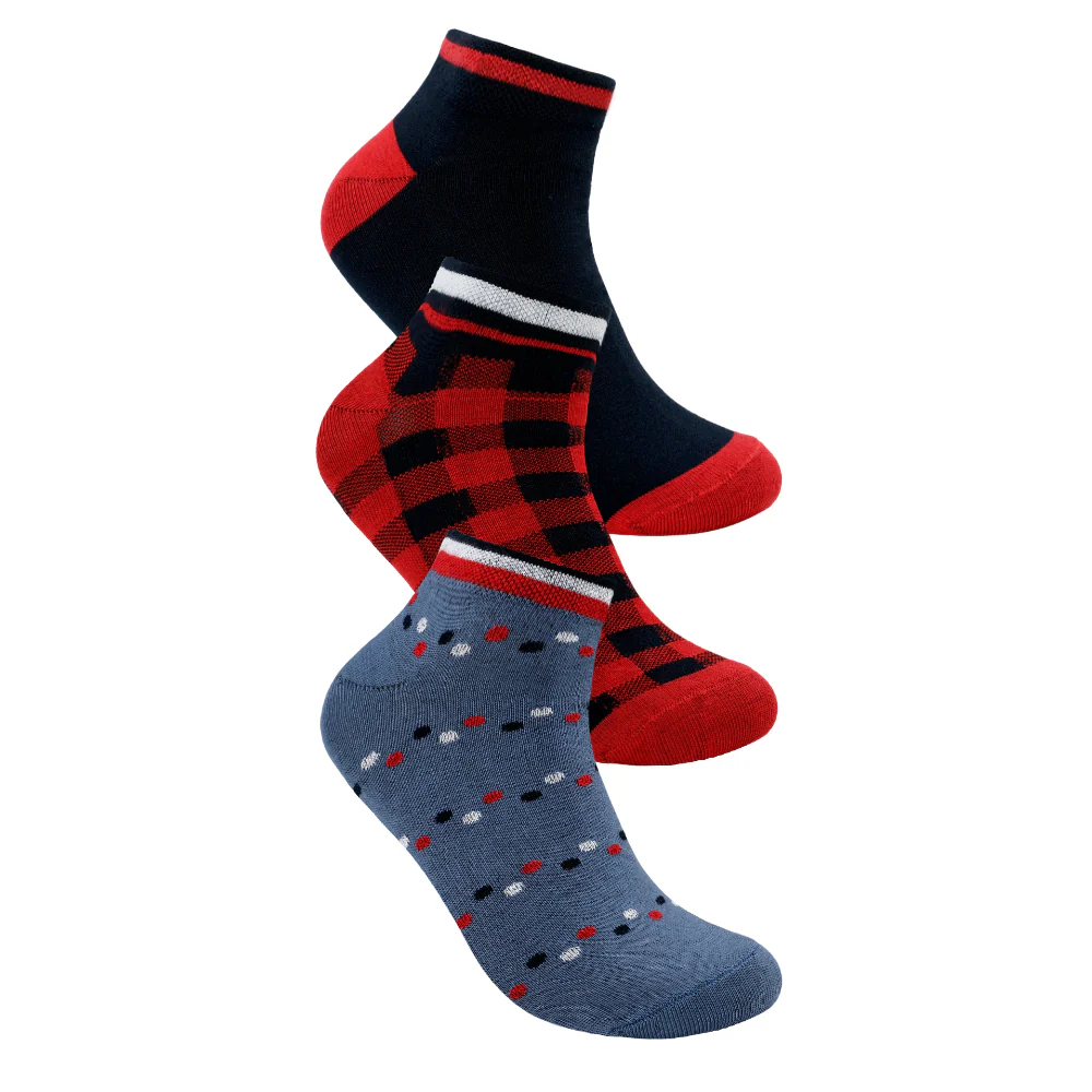 ACTIV SOFT SHORT SOCKS-P*3 - COLORS - Image 5