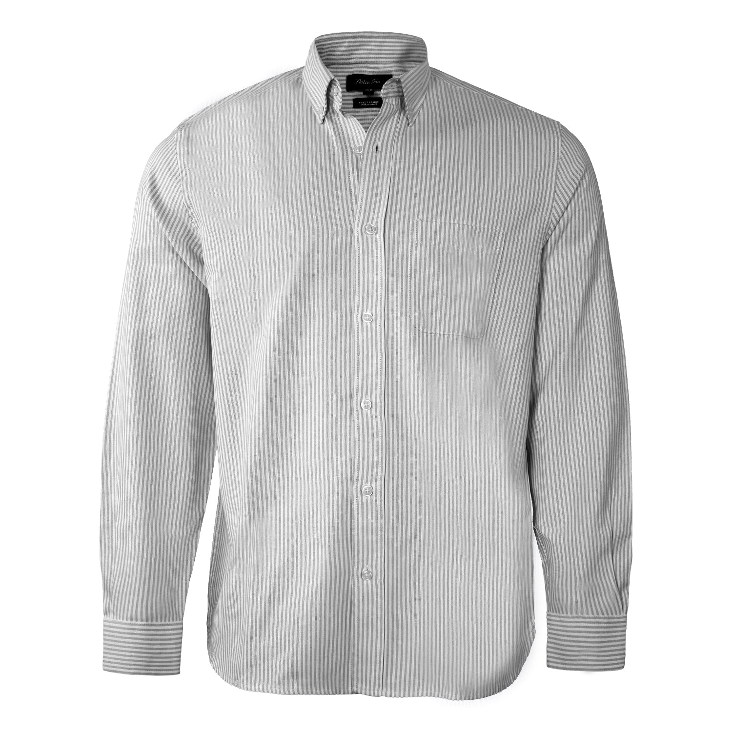 ACTIV STRIPPED L.S SHIRT - NAVY - Image 2