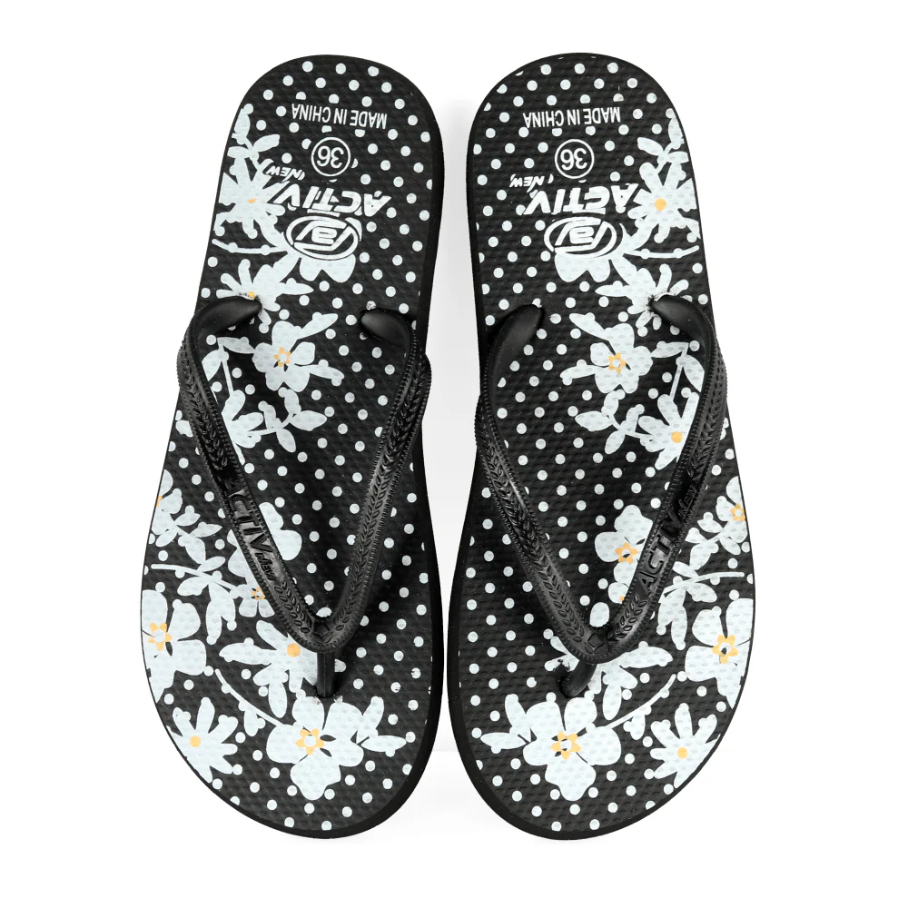 ACTIV FLIP FLOP SLIPPER - BLACK - Image 3