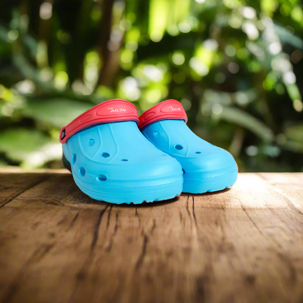 ACTIVNEW CLOGS - L.BLUE&PINK - Image 3