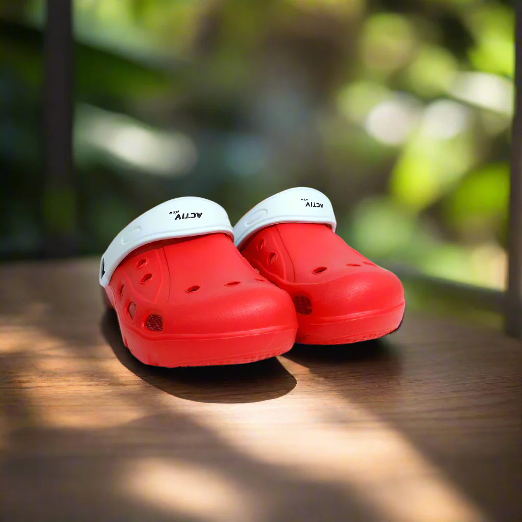 ACTIVNEW CLOGS - RED - Image 3