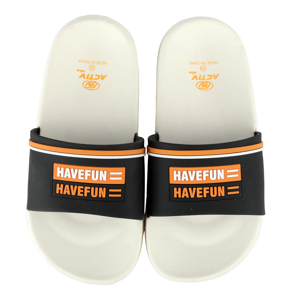 ACTIVNEW KIDS SLIPPER - BLK*BEIG - Image 2